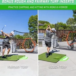 GoSports Golf Practice Hitting Mat Green