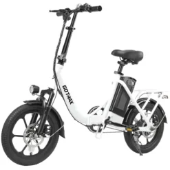 Gotrax NEPHELE 16″ Folding Electric Bike White