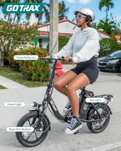 Gotrax NEPHELE 16″ Folding Electric Bike White