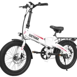Gotrax R1 20″ Folding Electric Bike 40 Miles Range 48V 350W White