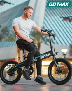 Gotrax R1 20″ Folding Electric Bike 40 Miles Range 48V 350W White