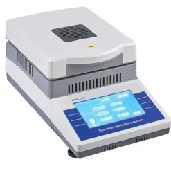 GOYOJO Moisture Meter 0.01% Readability 0-100% Range 50g/100g Capacity Auto/Timed Heating Mode