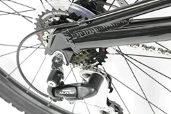 Gravity 2024 FSX 2.0 Dual Full Suspension Mountain Suntour Matt Black with Red Wheels