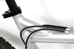 Gravity 2025 FSX 2.0 Dual Suspension Mountain Bike Matt Black with Green Wheels 17inch