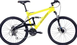 Gravity FSX 1.0 Dual Full Suspension Mountain Bike Yellow