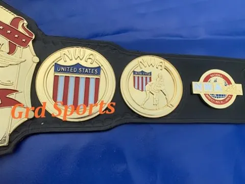 Grd Sports CNC HD NWA United States Heavyweight Wrestling Championship Belt Black