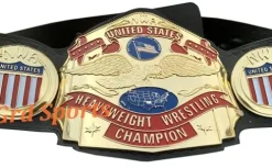Grd Sports CNC HD NWA United States Heavyweight Wrestling Championship Belt Black