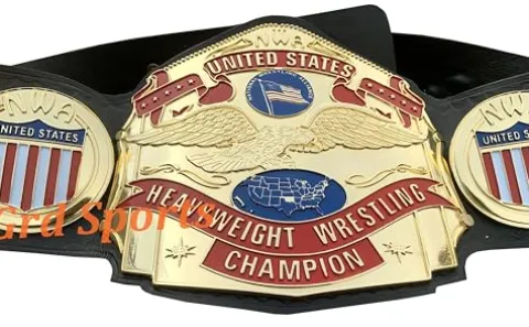 Grd Sports CNC HD NWA United States Heavyweight Wrestling Championship Belt Black