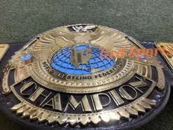Grd Sports CNC HD Scratch Logo Big Eagle Heavyweight Wrestling Championship Belt Black