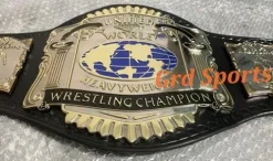 Grd Sports CNC HD USWA Unified World Heavyweight Wrestling Championship Belt Dual Gold Plated