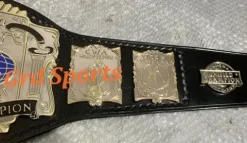 Grd Sports CNC HD USWA Unified World Heavyweight Wrestling Championship Belt Dual Gold Plated
