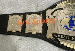 Grd Sports CNC HD USWA Unified World Heavyweight Wrestling Championship Belt Dual Gold Plated