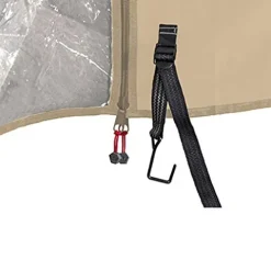 Greenline Eevelle 300D Golf Cart Enclosure 2 Passenger EZ-GO Custom Drivable Cover Black