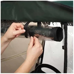 Greenline Eevelle USA Golf Cart Enclosure 2 Passenger Golf Car Cover Heavy Duty 300D Waterproof DS – Green