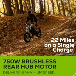 Greenworks 80V 20″ All-Terrain Fat Tire Electric Bike Black