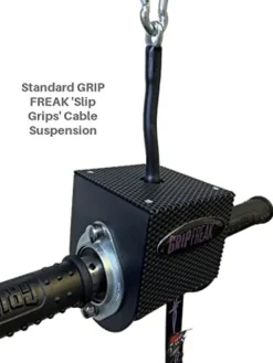 GRIP FREAK Grip Strength Trainer Slip Grips Power Rack Arm & Weight Plate Loader