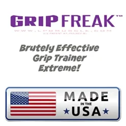 GRIP FREAK Grip Strength Trainer Slip Grips Power Rack Arm & Weight Plate Loader