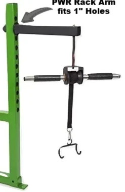 GRIP FREAK Grip Strength Trainer Slip Grips Power Rack Arm & Weight Plate Loader