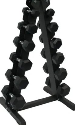 Gronk Fitness A Frame Dumbbell Rack Black