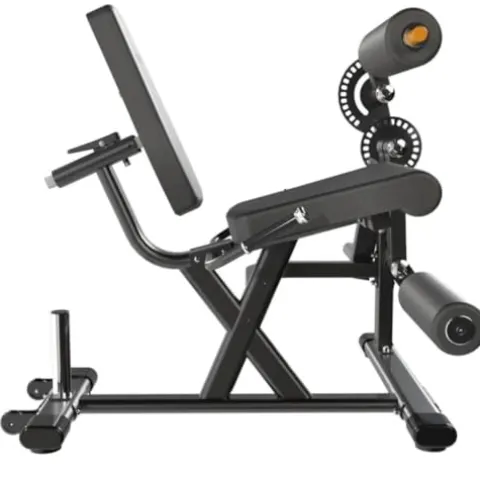 Gronk Fitness Leg Extension & Curl Machine – Adjustable Plate Loaded Bench