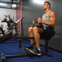 Gronk Fitness Plate Loaded Seated Calf Raise Black