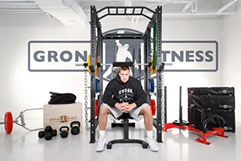 Gronk Fitness Products Swiss Bar – Commercial Grade | Multi Grip Football Bar for Upper Body Strength Training Silver