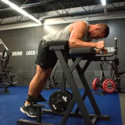 Gronk Fitness Reverse Hyperextension Machine Black