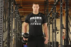 Gronk Fitness Rubber Hex Dumbbell Set – Pairs – 5-50lbs