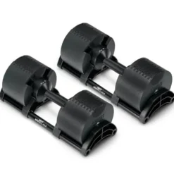 Gronk Fitness SMRTFT NUOBELL Adjustable Dumbbells 5-80 lbs Matte Black
