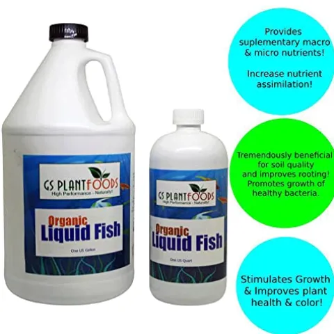 GS Plant Foods Liquid Fish Fertilizer OMRI Listed 275 Gallon