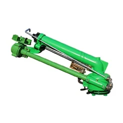 GUSTYT 360 Degree Adjustable Irrigation Sprinkler Watering Nozzle Yellow Electroplating Silver