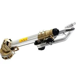 GUSTYT Large Spray Gun Irrigation Sprinkler Yellow Electroplating Silver
