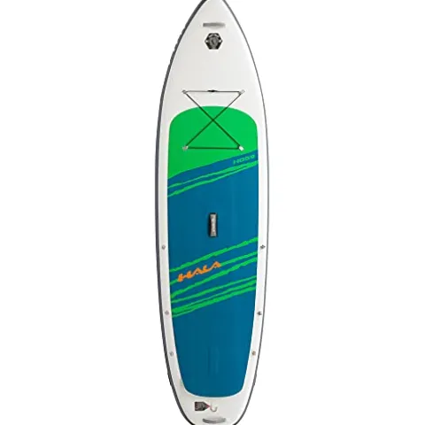 Hala Hoss Inflatable Stand-Up Paddle Board (SUP) Blue/Green 10ft 10In