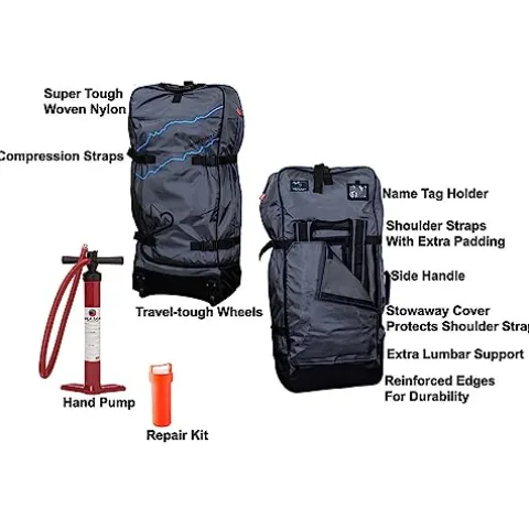 Hala NASS-T Tour EX Inflatable Stand-Up Paddle Board (SUP) White