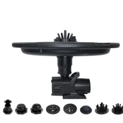 HALF OFF PONDS 3/4 HP Floating Fountain with 200 Foot Cord – 11 Patterns, Surface Aeration, No Lights