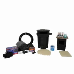 HALF OFF PONDS Complete PRO 5200 Water Garden and Pond Kit with EPDM Liner Black