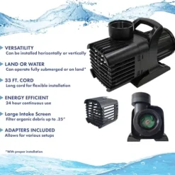 HALF OFF PONDS Complete PRO 5200 Water Garden and Pond Kit with EPDM Liner Black