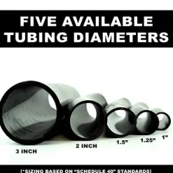 HALF OFF PONDS Flexible PVC Pond Hose 3″ x 50′ Black