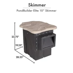 HALF OFF PONDS PondBuilder Elite 6100 Complete Water Garden and Pond Kit with EPDM Liner Black