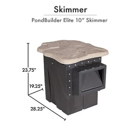 HALF OFF PONDS PondBuilder Elite 6100 Complete Water Garden and Pond Kit with EPDM Liner Black