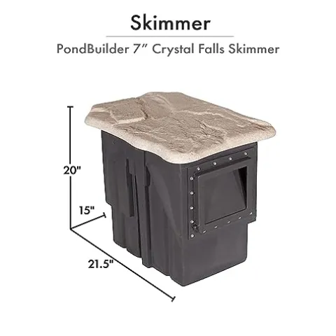 HALF OFF PONDS PondBuilder Crystal 4000 Complete Water Garden and Pond Kit with PVC Liner Black