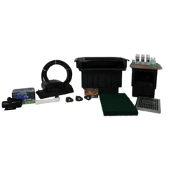 HALF OFF PONDS PondBuilder Elite 6100 Complete Water Garden and Pond Kit with PVC Liner Black