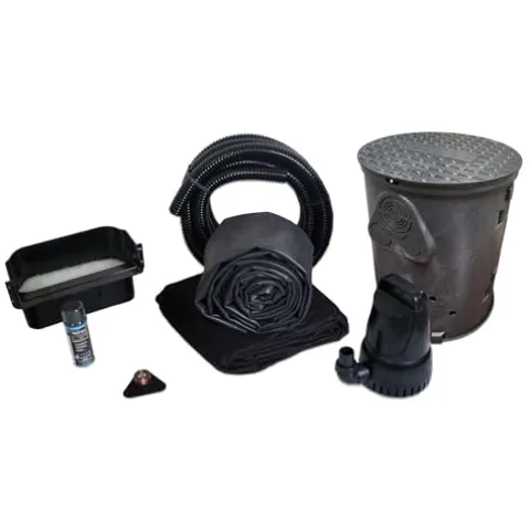 HALF OFF PONDS Savio Pond Free 3300 Waterfall Kit with EPDM Liner and Water Pump Black