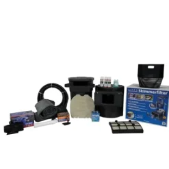 HALF OFF PONDS Savio Signature 5200 Complete Water Garden and Pond Kit Black