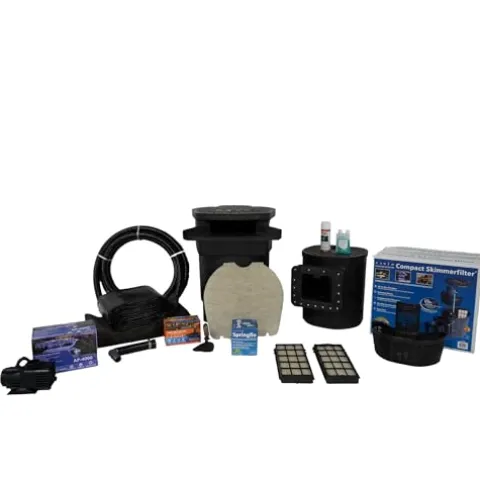 HALF OFF PONDS Savio Signature 4000 Water Garden and Pond Kit with PVC Liner Black