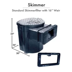 HALF OFF PONDS Savio Signature 6100 Complete Water Garden and Pond Kit with EPDM Liner Black