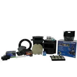 HALF OFF PONDS Savio Signature 6100 Complete Water Garden and Pond Kit with EPDM Liner Black