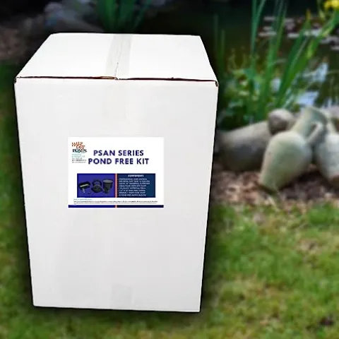 HALF OFF PONDS Simply Waterfalls 3300 Pond Free Waterfall Kit with MatrixBlox and 3000 GPH Pump Black