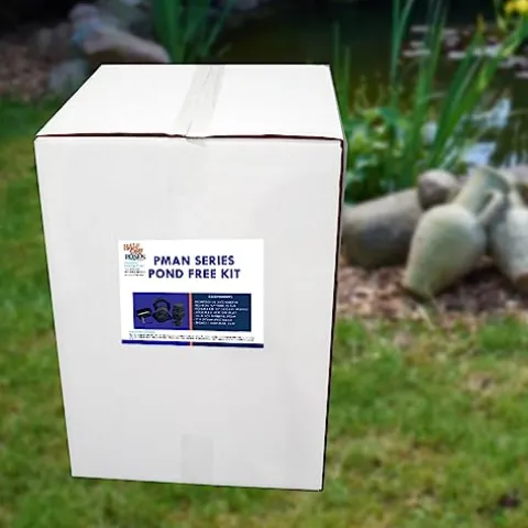 HALF OFF PONDS Simply Waterfalls 4000 Waterfall Kit with 10′ x 20′ EPDM Liner and 4,000 GPH Pump Black