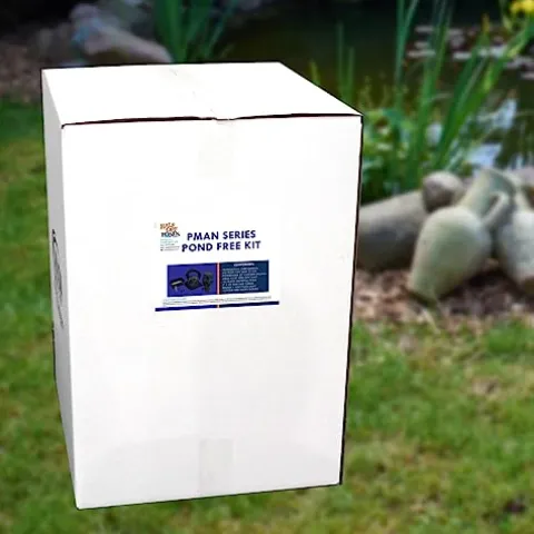 HALF OFF PONDS Simply Waterfalls 4000 Pond Free Kit with MatrixBlox, 15′ x 25′ Liner and 4000 GPH Pump Black